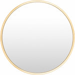 Guindarohan Gold Frame Round Mirror