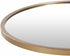 Guindarohan Gold Frame Round Mirror