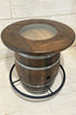 Round Wood-Glass Barrel Top (Top Only)