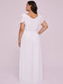 Plus Size Formal Dress with Ruffles