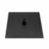 Matte Black Wall Mounted Rainfall Shower Faucet Dual Function with Pressure Balance Rough-In Valve