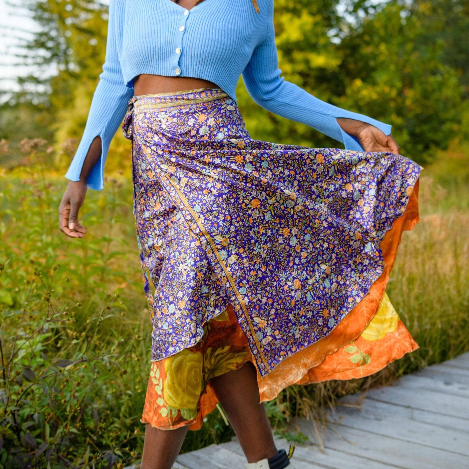 Sari Wrap Skirt