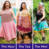 Sari Wrap Skirts - Discovery 3-Pack