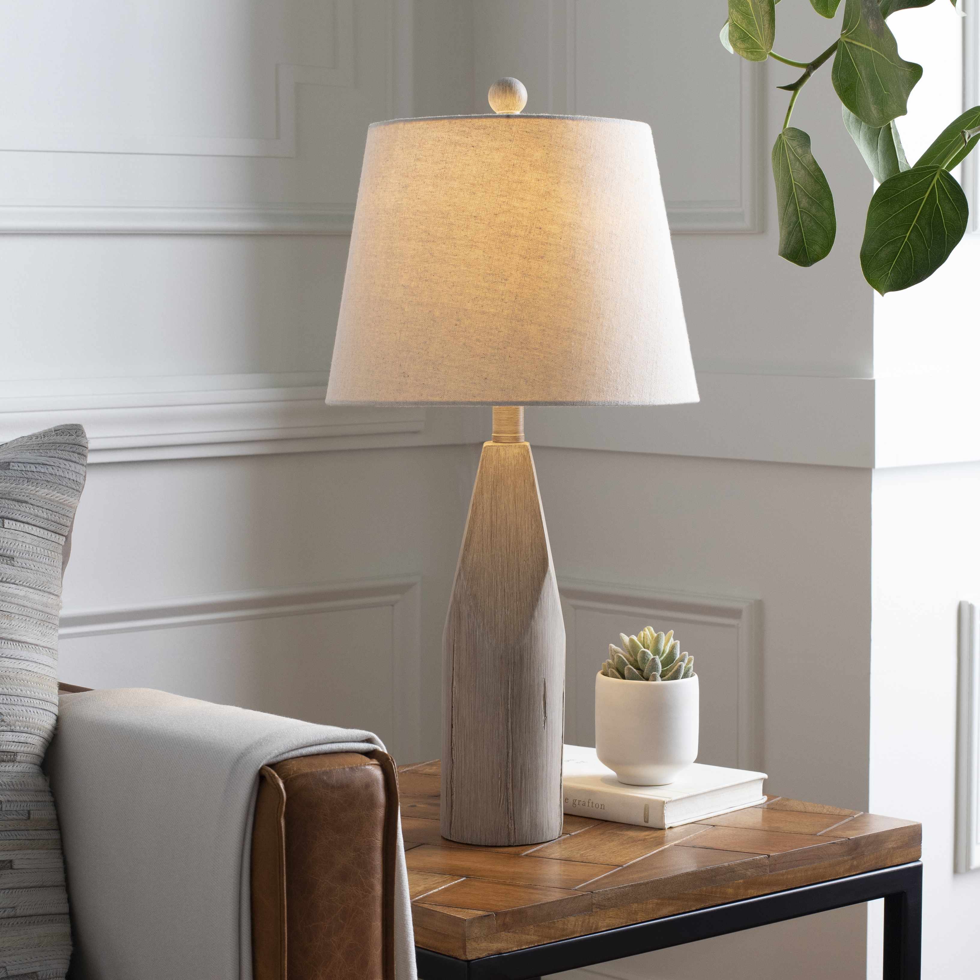 Simala Wood Table Lamp