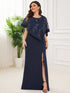 Dramatic Side-Slit Wide Leg Jumpsuit