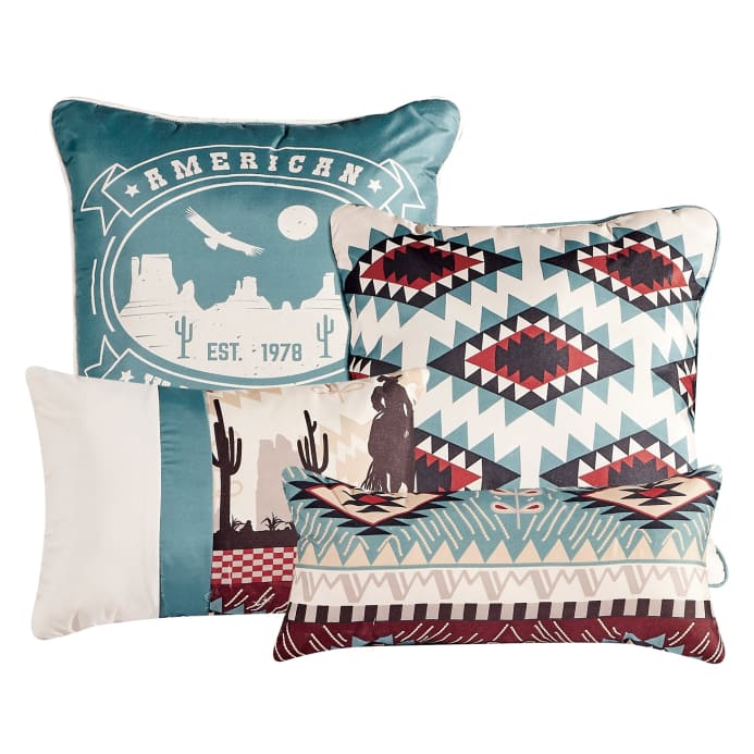 Southwest Cowboy Aztec Comforter Set