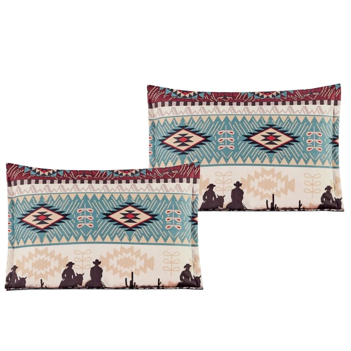 Southwest Cowboy Aztec Comforter Set