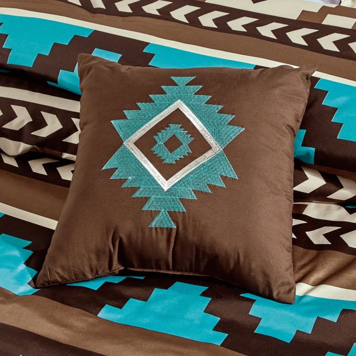 Southwest Navajo Turquoise Aztec Comforter