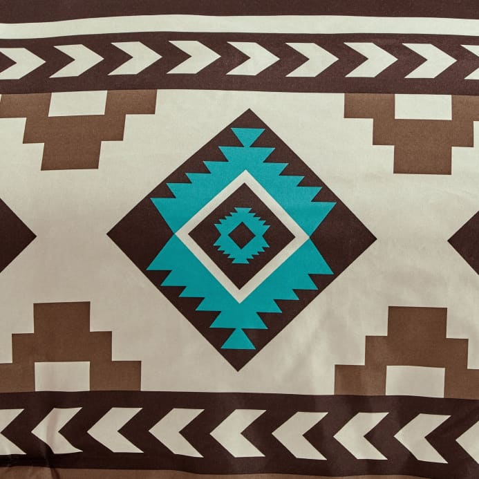 Southwest Navajo Turquoise Aztec Comforter