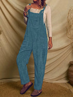 Sleeveless Jumpsuit with Waistband