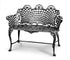 Lovecup Outdoor Metal Basketweave Settee L107