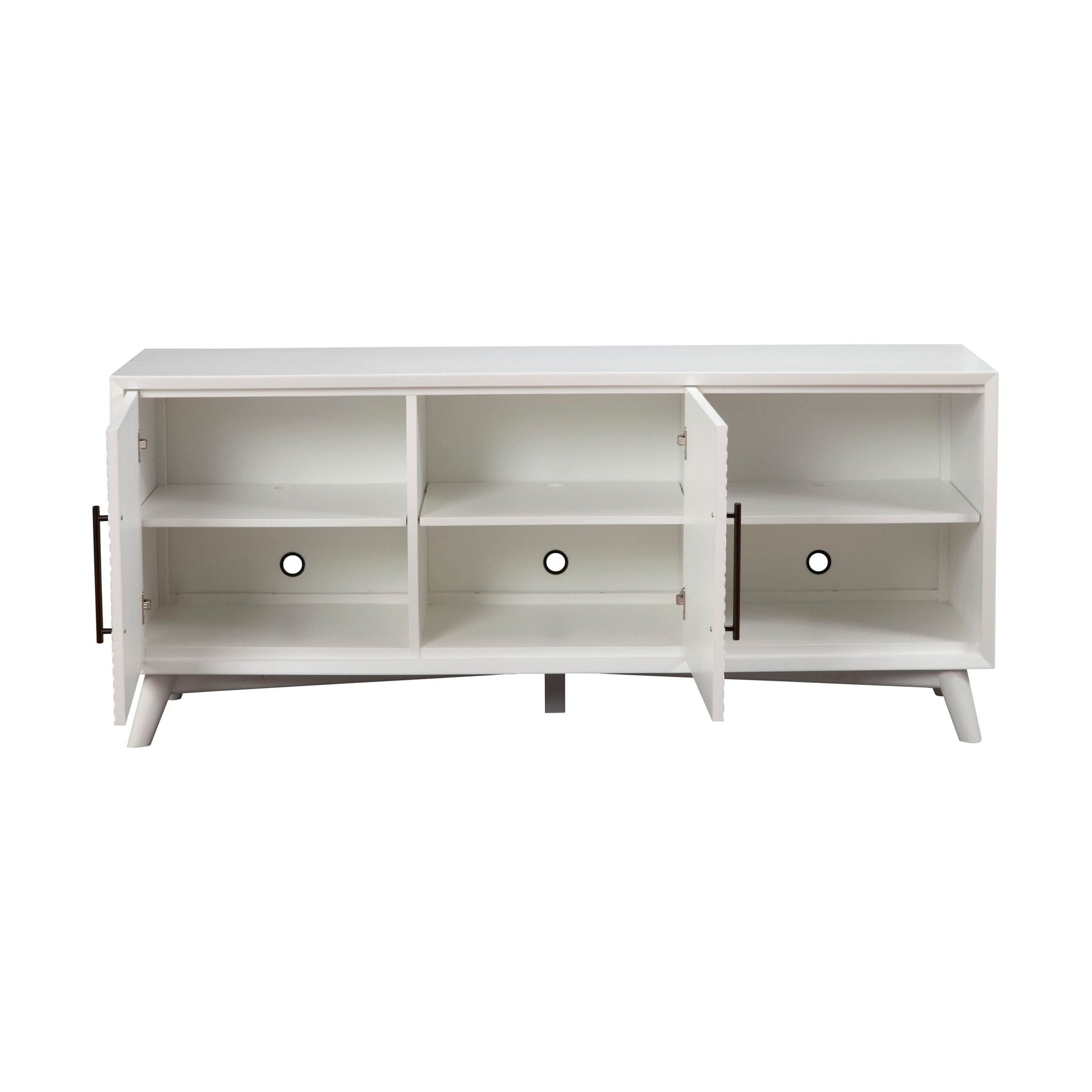 Consola de TV Tranquility, color blanco