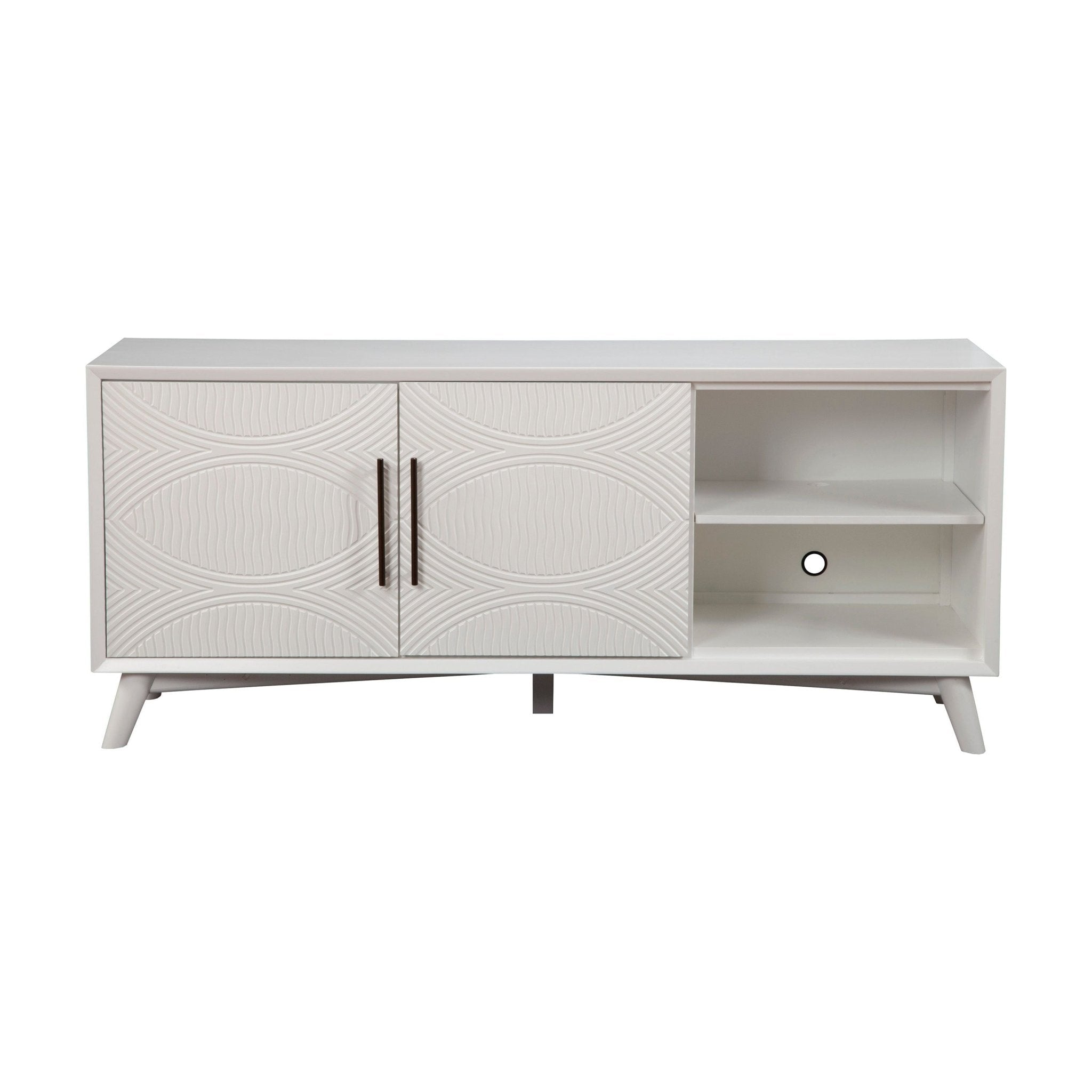 Consola de TV Tranquility, color blanco