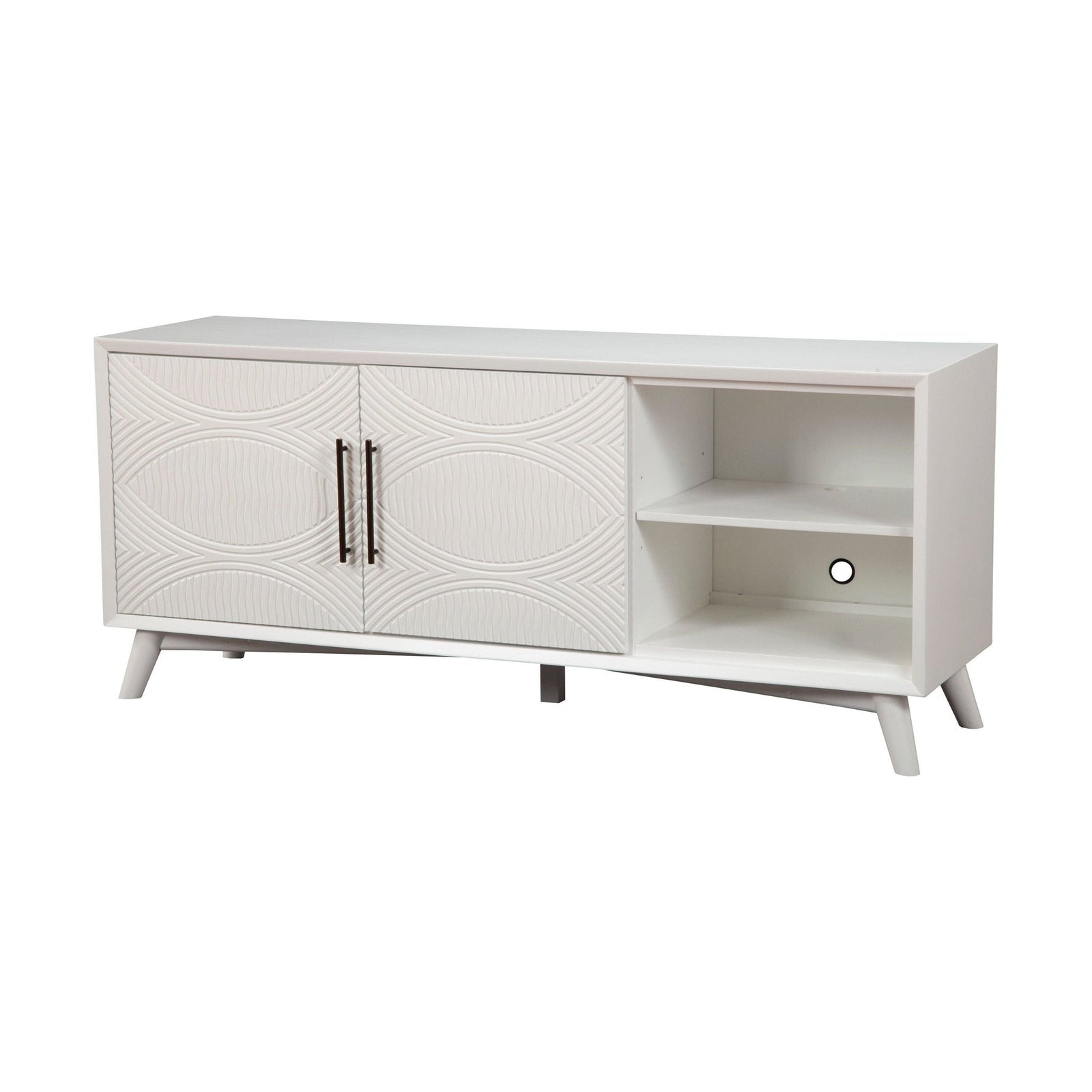 Consola de TV Tranquility, color blanco