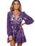 Women's White Lace Mini Wrap Dress