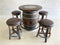 Wine Barrel Bar/Bistro Set (January Preorder)