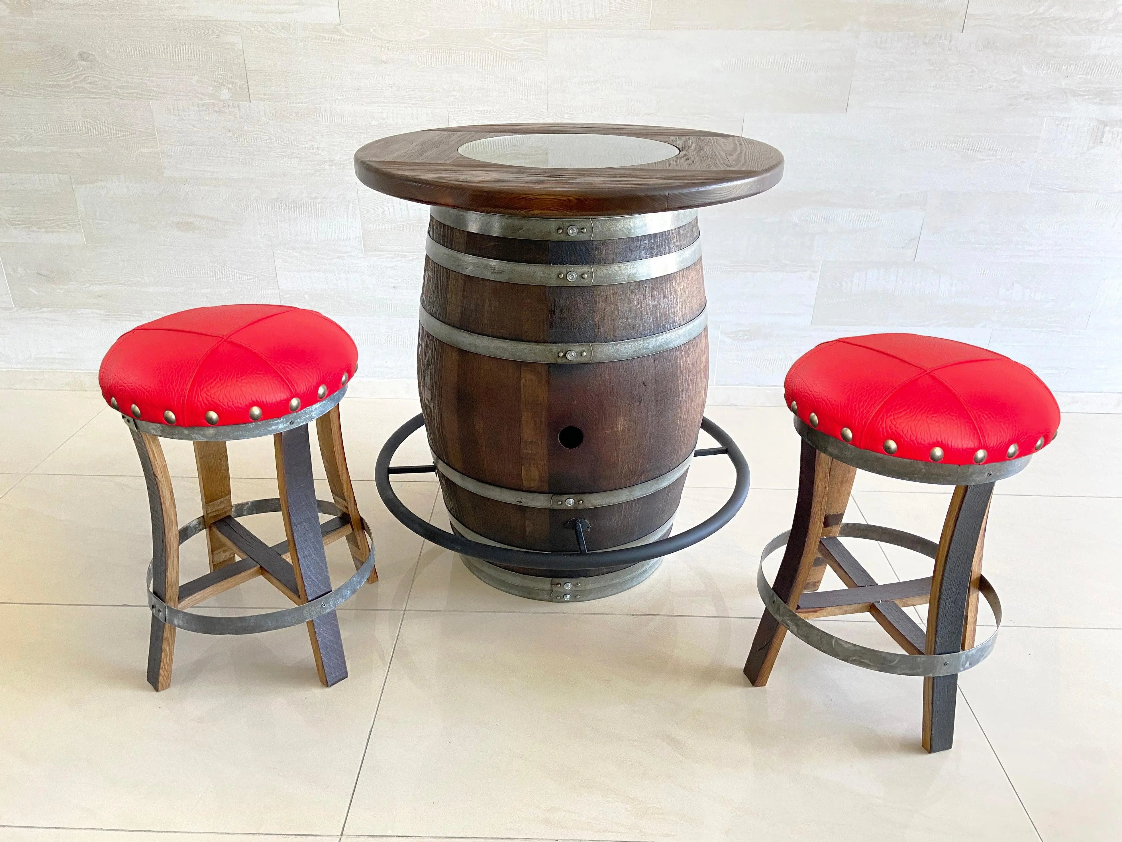 Wine Barrel Bar/Bistro Set (January Preorder)