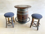 Wine Barrel Bar/Bistro Set (January Preorder)