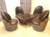 Wine Barrel Chair Brown