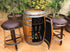 Multi-Use Wine Barrel Bar