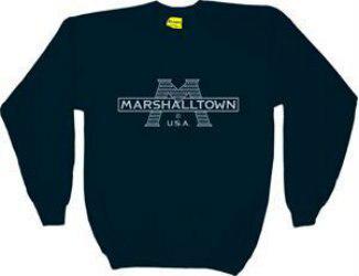 Marshalltown 17868 Navy Sweatshirt-Medium