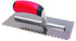 Marshalltown 15693 Tiling & Flooring 16" Notched Trowel-1-8 X 1-8 X 1-16 Flat V-Soft Handle