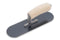 Marshalltown 10043 Concrete 10"x 3" Blue Steel Pool Trowel - Wood Handle