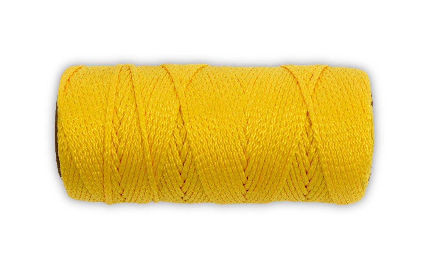 Marshalltown 10240 Braided Nylon Mason's Line 125' Yellow, Size 18 4