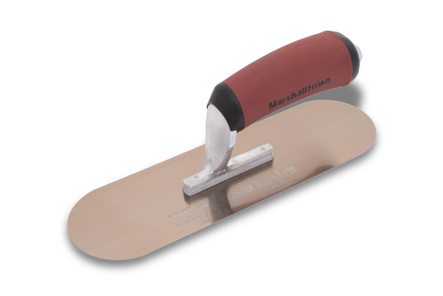 Marshalltown 13150 10 X 3 Golden Steel Pool Trowel-DuraSoft Handle