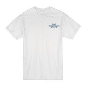 Marshalltown 17900 White T-Shirt with Navy Logo-XL