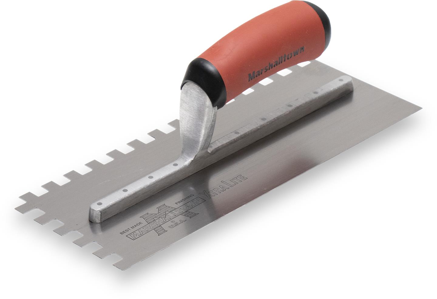 Marshalltown 15820 Tiling & Flooring Notch Trowel-3-8 X 3-8 X 3-8 SQ-Dura-Soft Handle