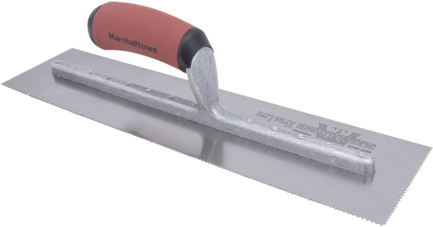 Marshalltown 13656 Notched Trowel 1-16 X 1-16 X 1-16 U-DuraSoft Handle