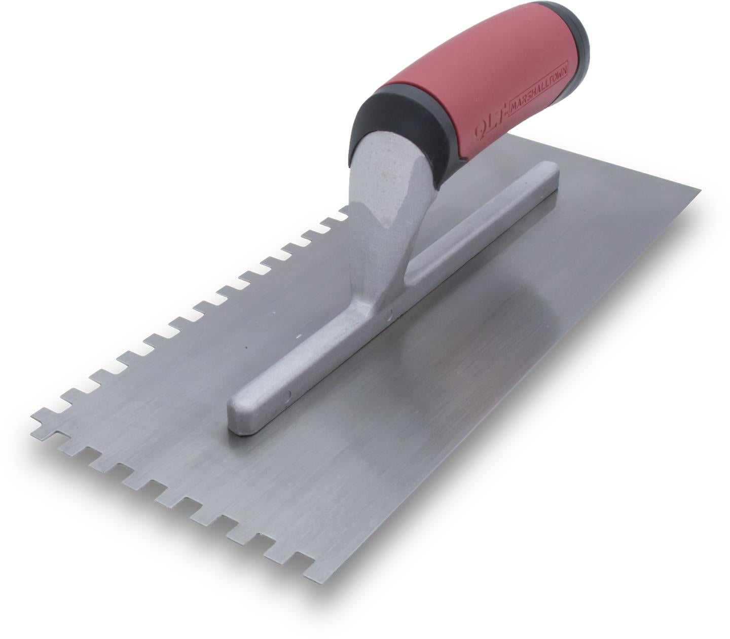 Marshalltown 15671 Tiling & Flooring Notched Trowel-1-4 X 1-4 X 1-4 SQ-Soft Grip Handle