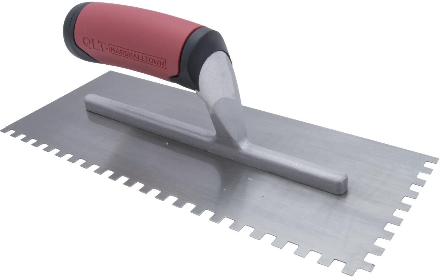 Marshalltown 15671 Tiling & Flooring Notched Trowel-1-4 X 1-4 X 1-4 SQ-Soft Grip Handle