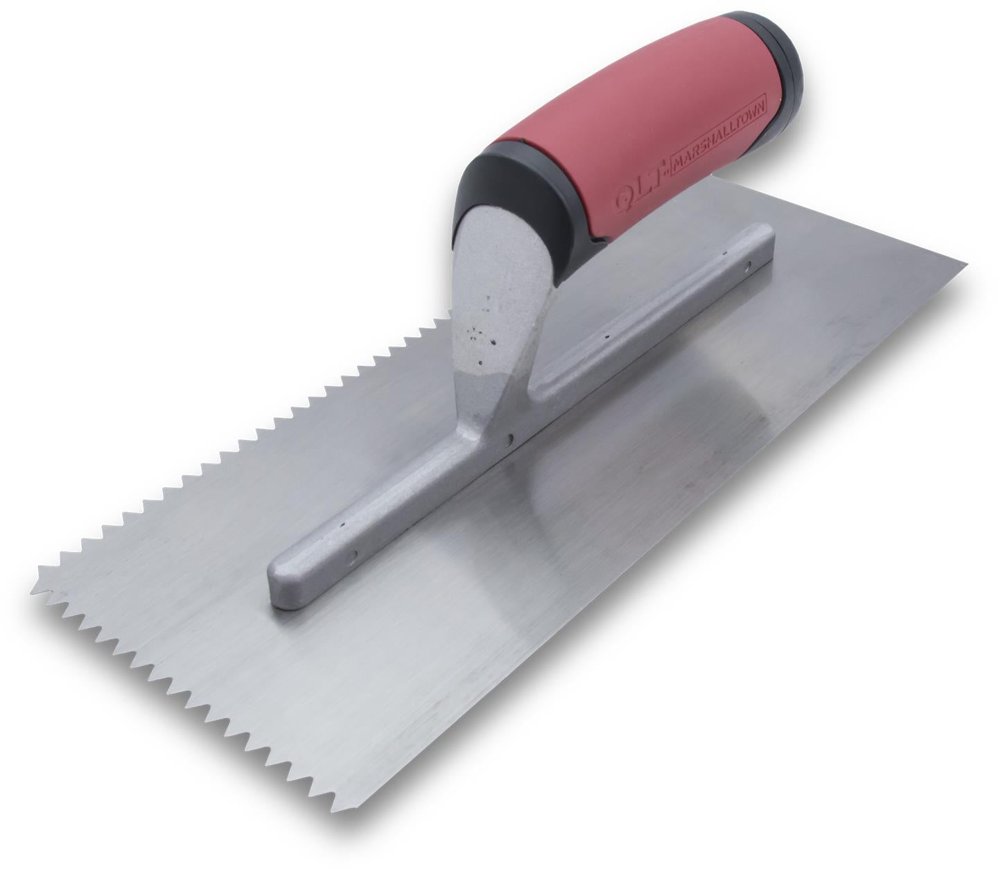 Marshalltown 15676 Tiling & Flooring Notched Trowel-1-4 X 3-16 V-Soft Grip Handle