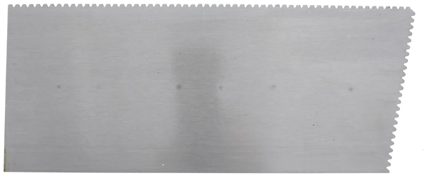 Marshalltown 15896 Tiling & Flooring Notched Trowel -3-32 X 3-32 X 3-32 Flat V-10 Degree Cut Back