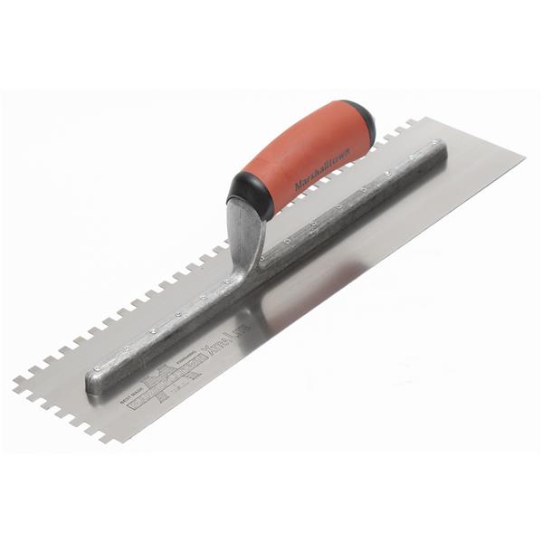 Marshalltown 15828 Tiling & Flooring Notched Trowel-1-4 X 1-4 X 1-4 SQ-Dura-Soft Handle