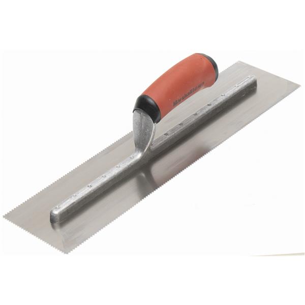 Marshalltown 13682 Three-Sided Notched Trowel 1-16X1-16X1-16 U-DS Handle